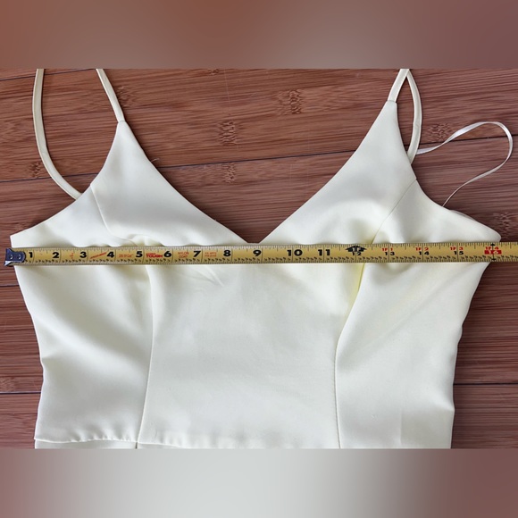 GB light yellow women’s mini dress sleeveless - Picture 13 of 14